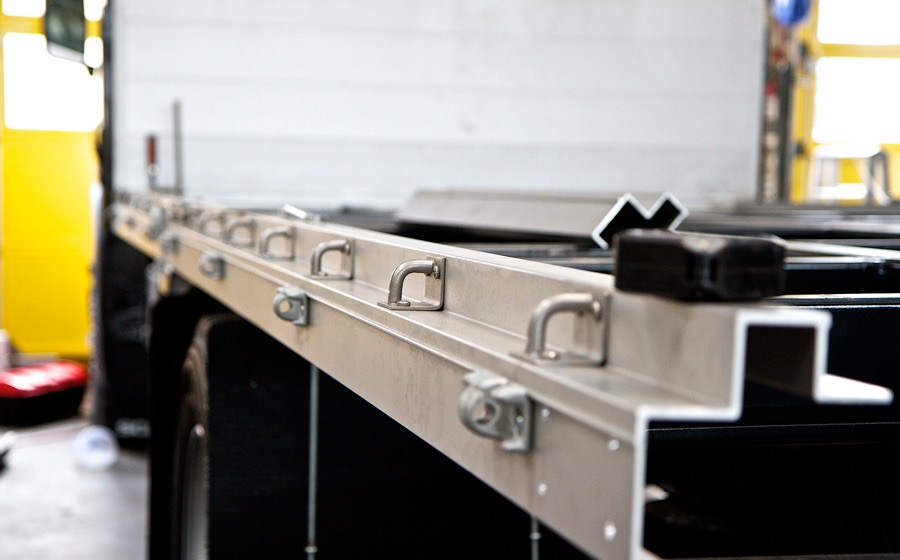 Anneaux Arrimage Fixations Plateau Aluminium Carrosserie Sensi