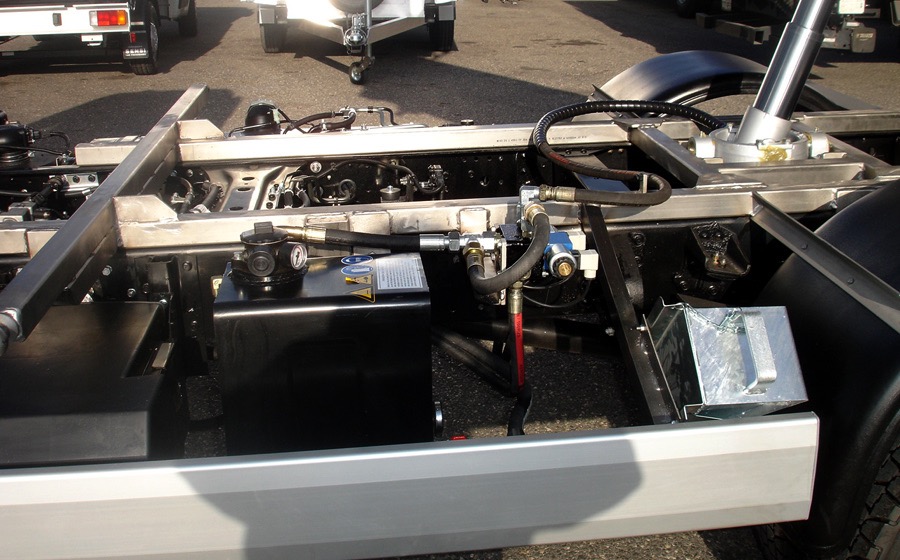 Detail Systeme Hydraulique Pont Basculants Carrosserie Sensi