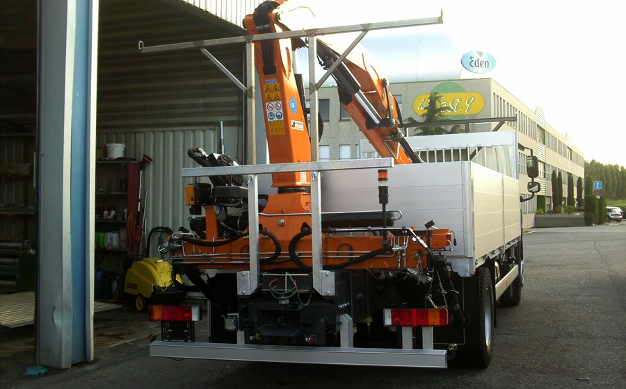 Grue Monte Arriere Utilitaire Carrosserie Sensi