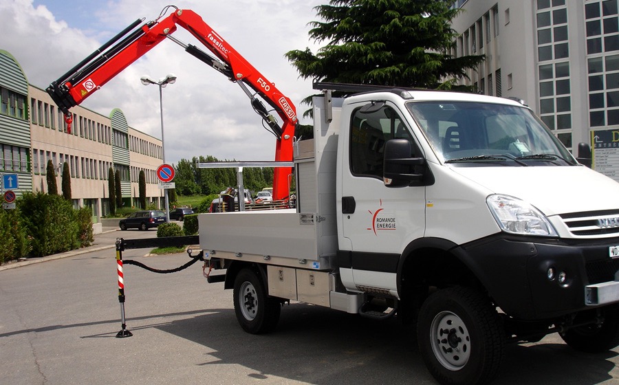 Montage Grues Fassi Utilitaire Carrosserie Sensi