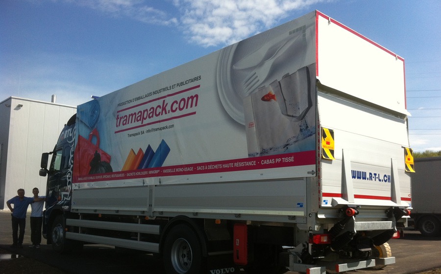 Pont Bache Habillage Publicitaire Carrosserie Sensi