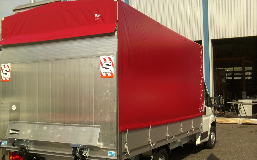 Pont Bache Rouge Carrosserie Sensi