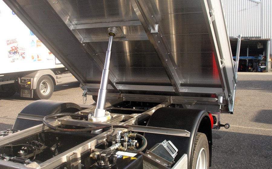 Pont Basculant Aluminium Verin Hydraulique Carrosserie Sensi