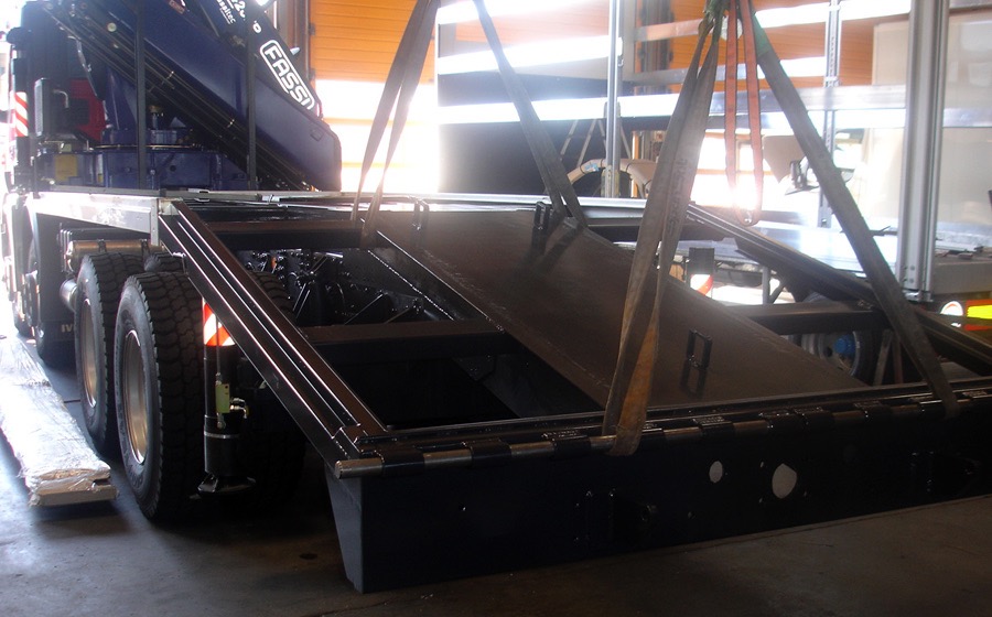 Porte Containers Plateforme Elevatrice Carrosserie Sensi