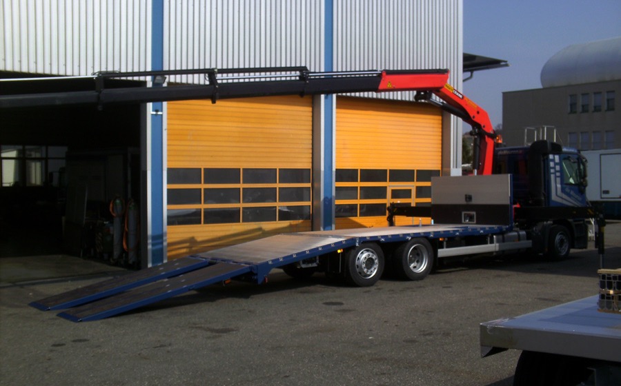 Semi Remorque Plateau Porte Voiture Carrosserie Sensi