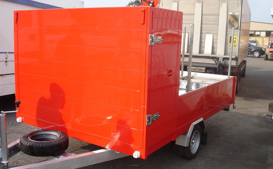 Semi Remorques Caisse Aluminium Rouge Carrosserie Sensi