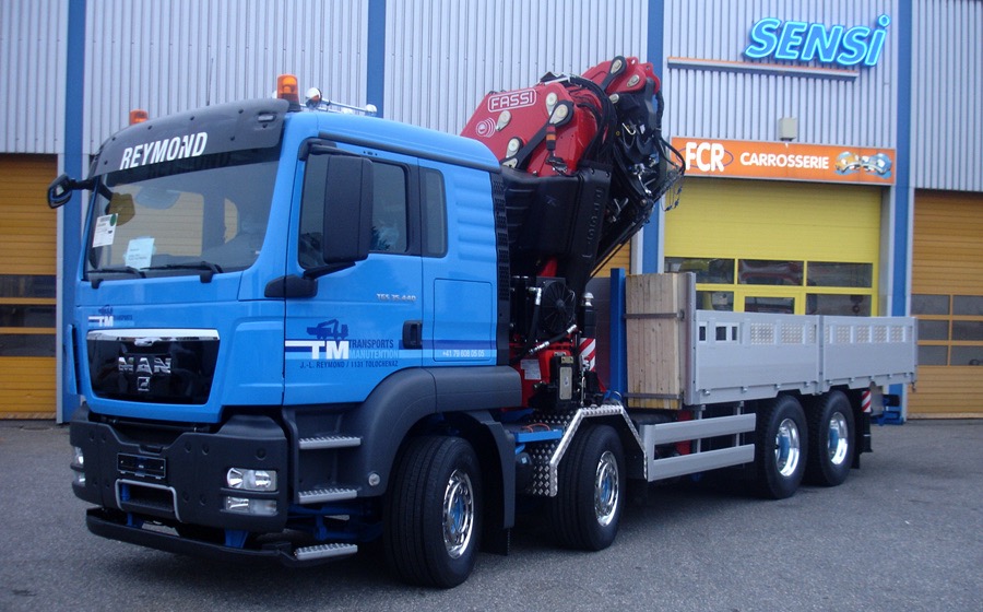 Semi Remorques Camion Grue Carrosserie Sensi