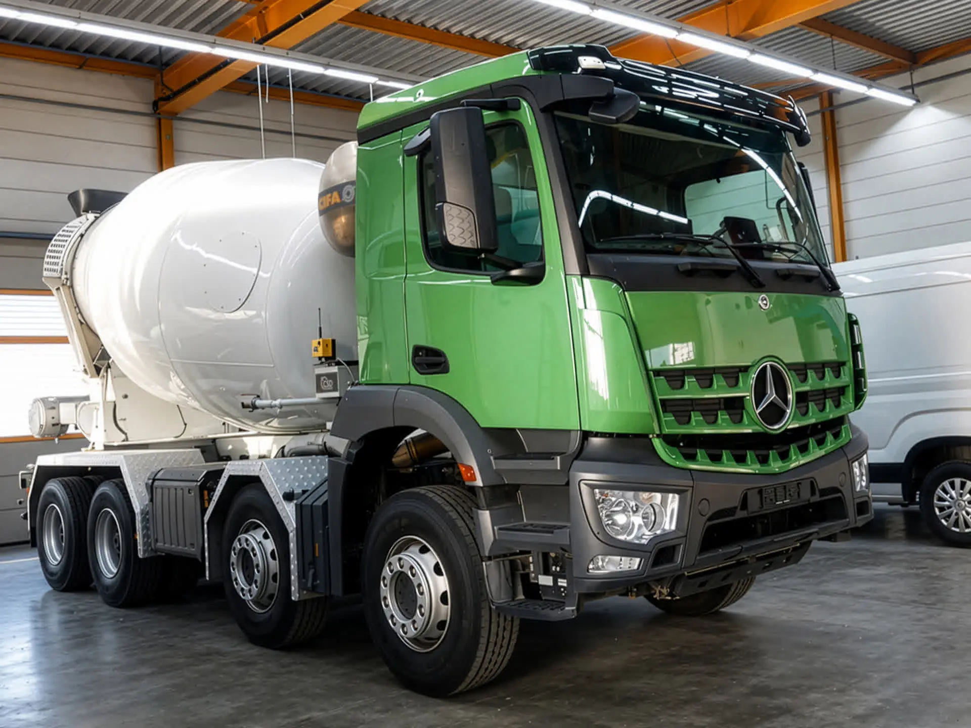 Poid Lourd Camion Toupie Mercedes Vert Carrosserie Sensi Sensi - Poid lourd camion toupie mercedes vert carrosserie sensi